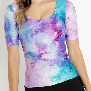 Blackmilk Galaxy Fairyland Short Sleeve XXL